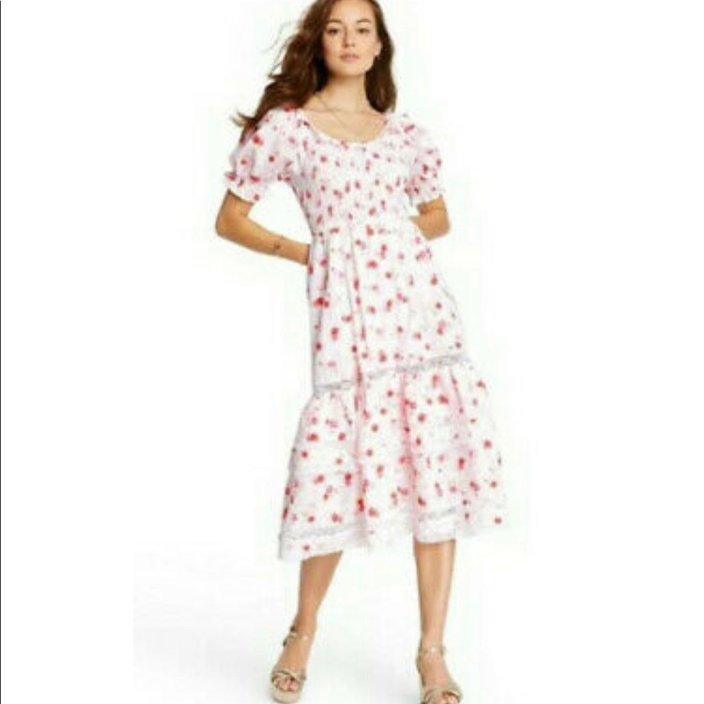 LoveShackFancy x Target pink Collette Dress sz M